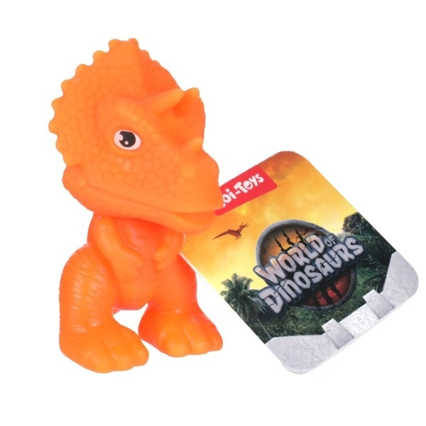 Gummi dinosaur 8cm - 5 typer i boks