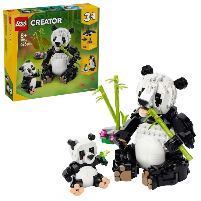Dyr i naturen: Pandafamilie fra LEGO Creator