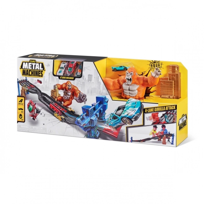 Sjov bane Metal Machines 4 baner Gorilla Angreb