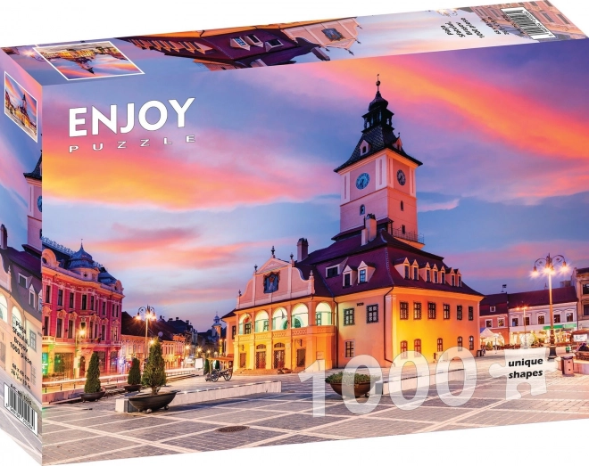 Puslespil Rådhuspladsen Brașov 1000 brikker