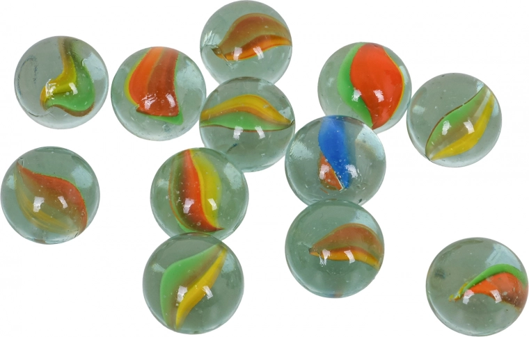 Rigt tilbehør inklusiv 12 kugler