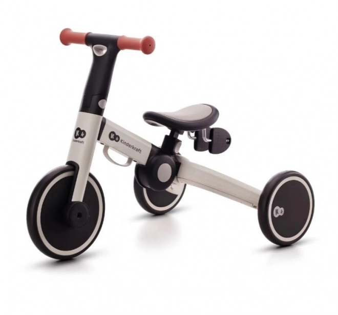 Tre-hjulet cykel 4TRIKE SØLVGRÅ