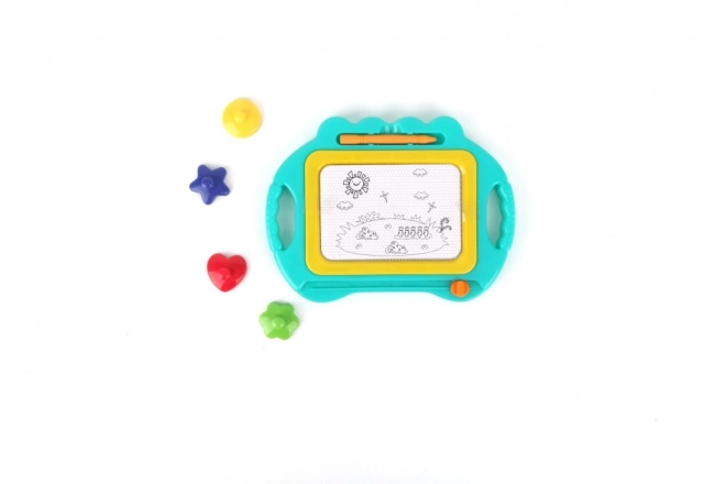 Magnetisk tegningsplade med stempler
