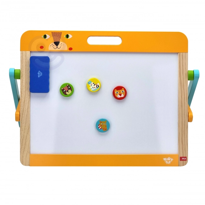 Børn magnetisk og kridttavle 2i1 Tooky Toy
