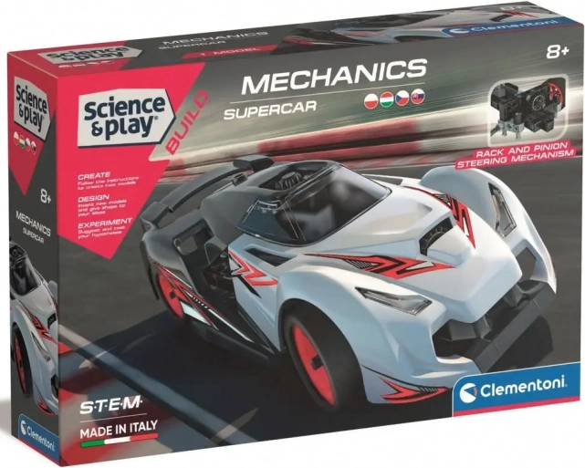 Clementoni mekanisk laboratorium – racerbilen