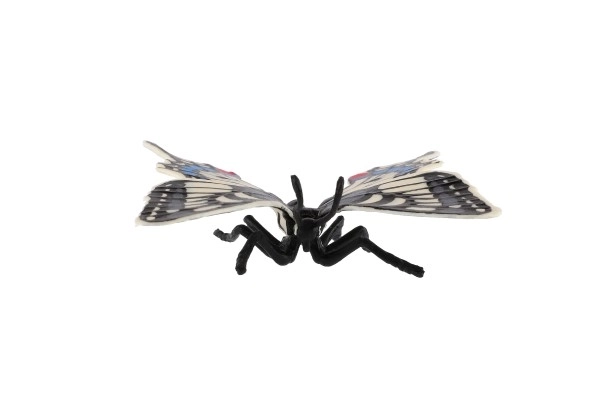 Tropisk sommerfugl Papilio / fennikel-sommerfugl lavet af plastik 8 cm i pose