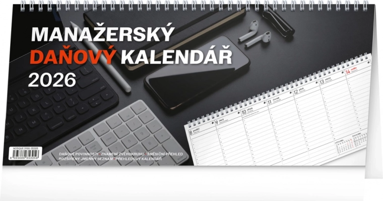 Bordkalender Manager Skatte 2026