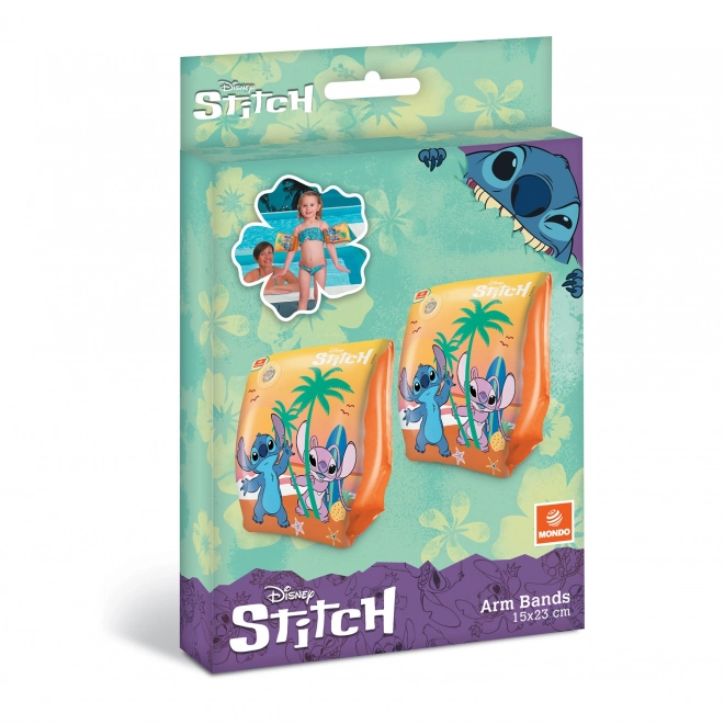 Oppustelige armvinger med motivet Stitch
