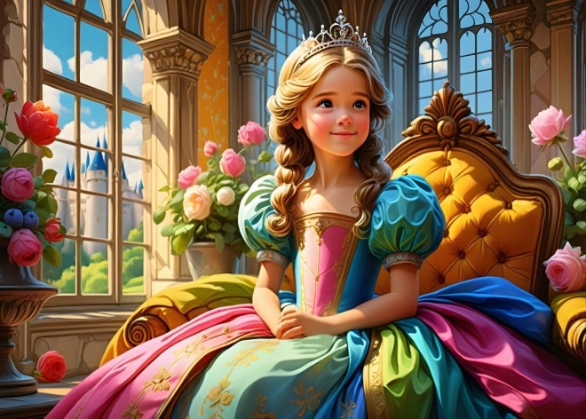 Puslespil Prinsesse på tronen 500 brikker