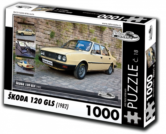 Puslespil RETRO-AUTA Škoda 120 GLS 1000 brikker