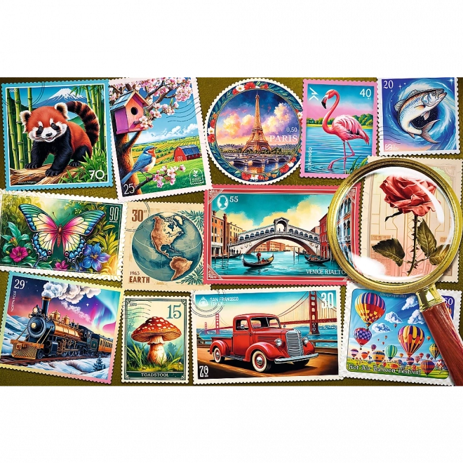 Puzzle Frimærker - 300 Stykker Trefl
