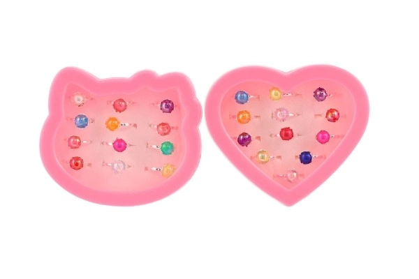 Ringe med perle til små prinsesser