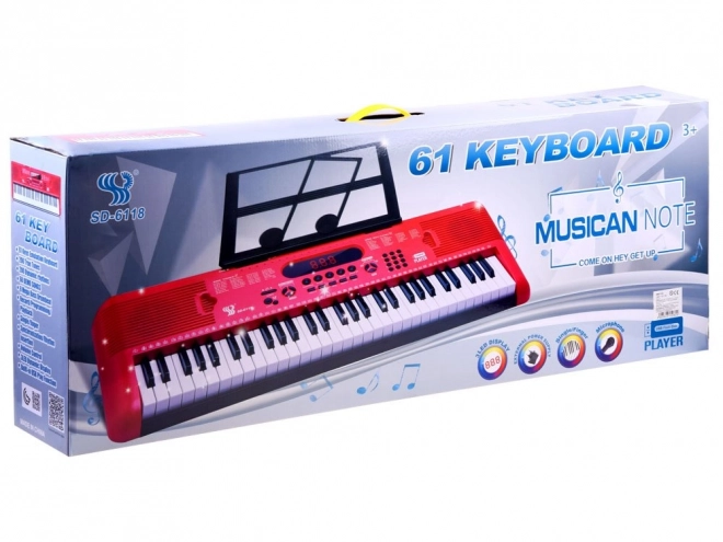 Elektroniske tastaturer med mikrofon