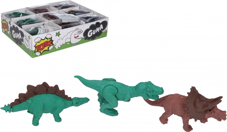 Viskelæder dinosaur – farverige viskelædere formet som dinosaurer