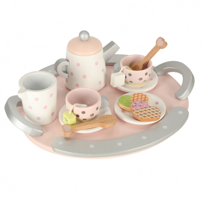 Træ te- og kaffesæt Lulilo
