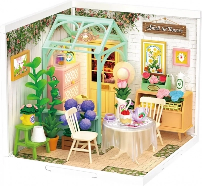 Miniature hus Blomstrende tehave – ROLIFE SUPER CREATOR