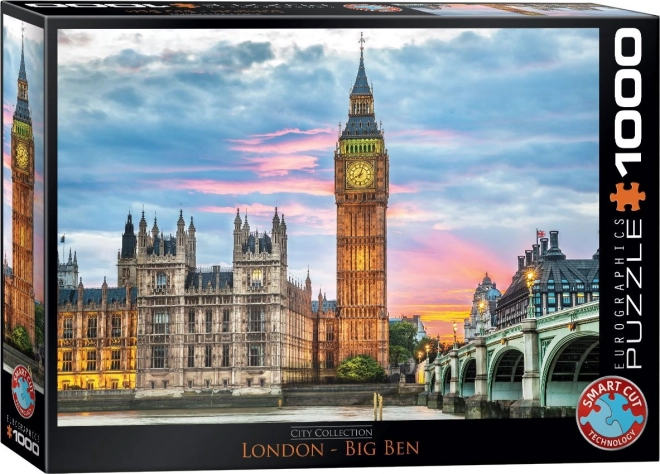 EUROGRAPHICS Puslespil London - Big Ben 1000 brikker