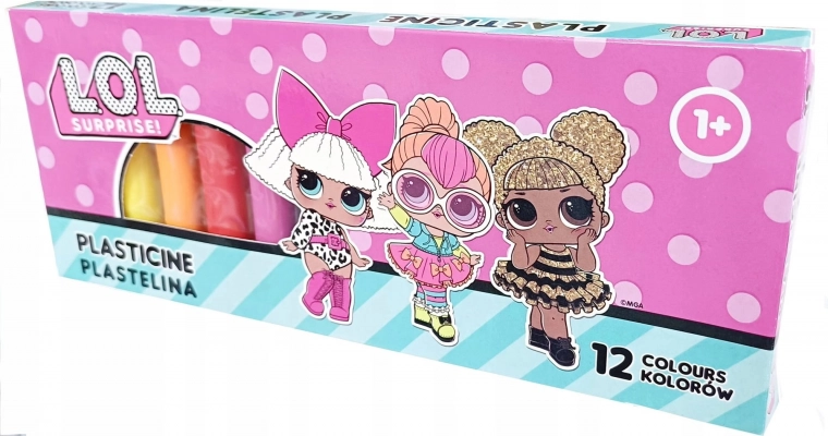 Plastelina ASTRA L.O.L. Surprise – 12 farver