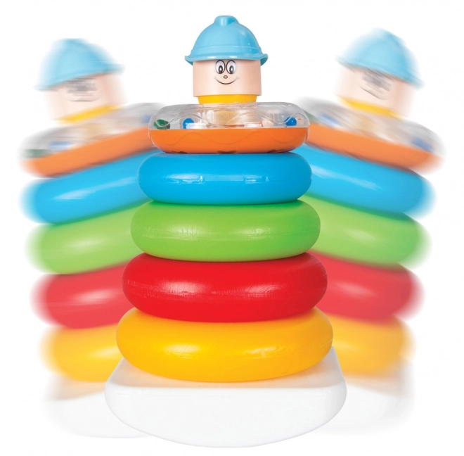 Sammenfoldelig pyramide med figur