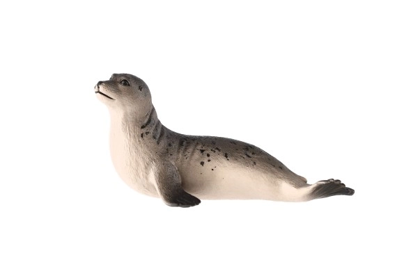 Spættet sæl zooted plast 12cm i pose