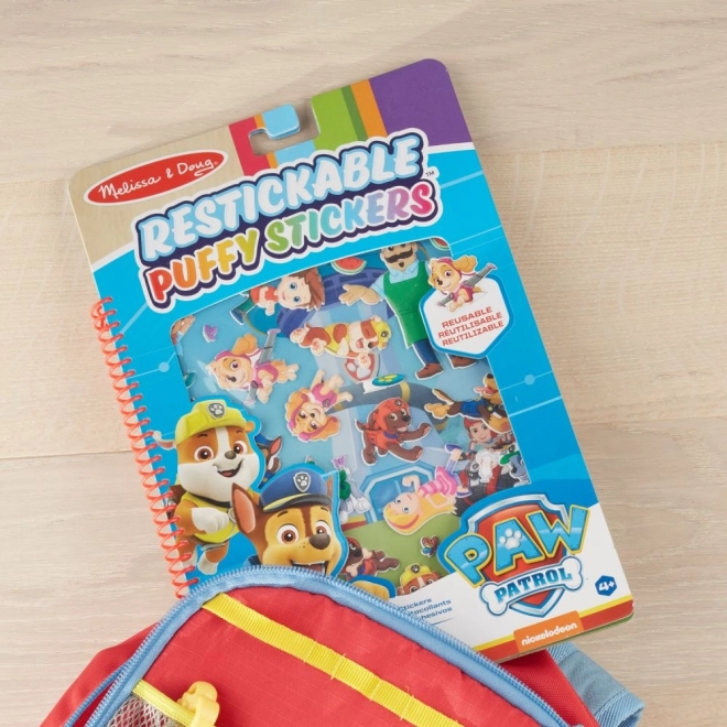 Paw Patrol Genanvendelige buede klistermærker - Bay of Adventures