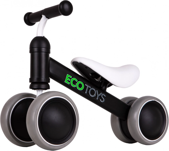 mini løbecykel til børn ECO TOYS, sort