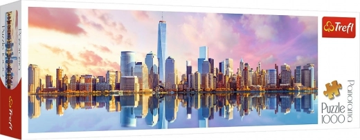 Panoramapuslespil TREFL MANHATTAN – 1000 brikker, panorama