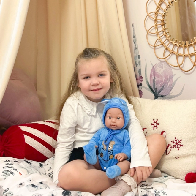 Woopie kongelig dukke baby i bjørnedragt 46 cm
