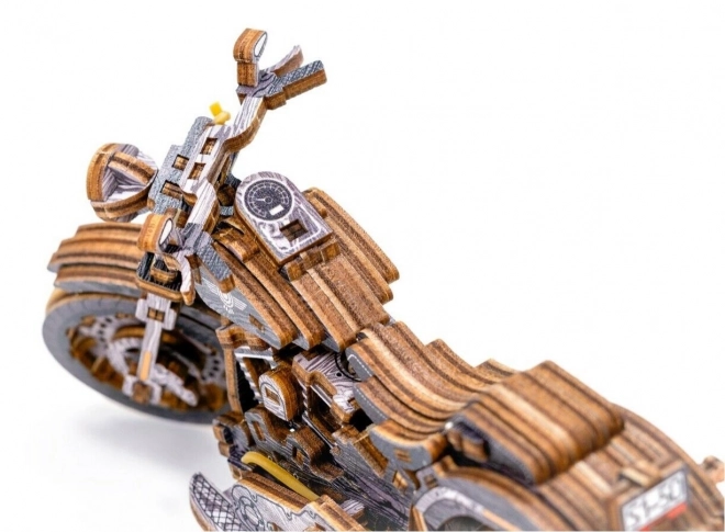 WOODEN CITY 3D puslespil Motorcykel Cruiser Begrænset udgave 168 dele