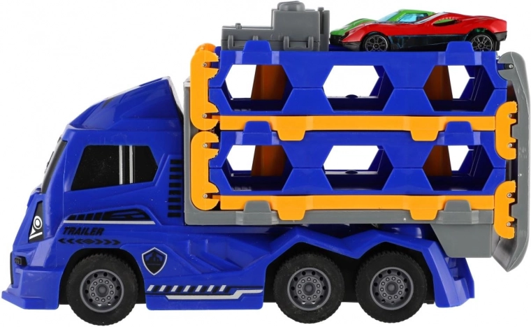 Transportør med to biler