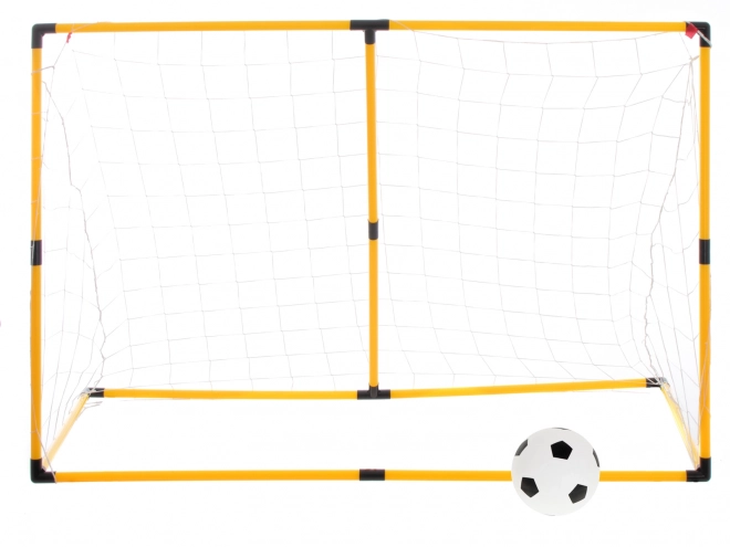 Træningsfodboldmål med måldug og bold