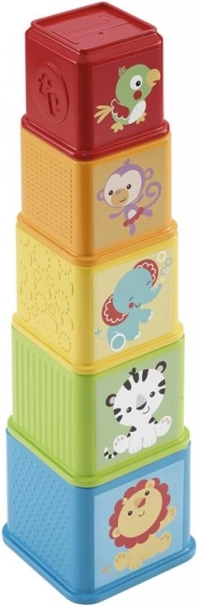 Farvet stabletårn Fisher-Price