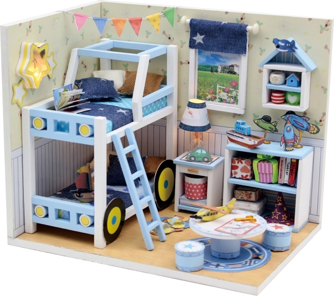 Miniature dukkehus 2Kids Toys Charles’ værelse
