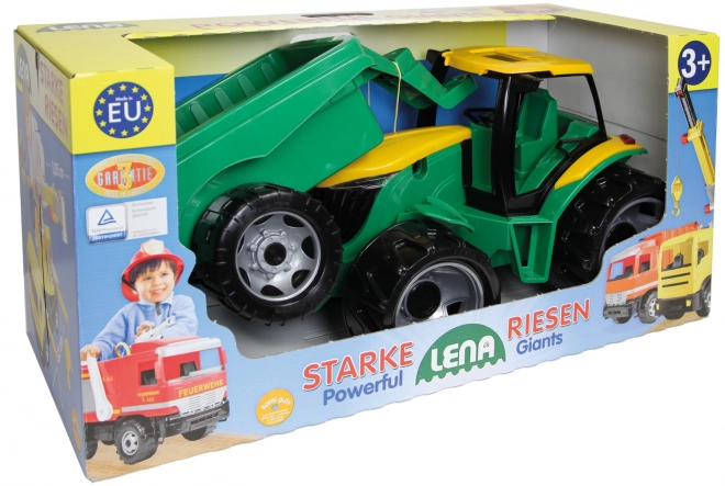 Lena Traktor uden skovl og gravko med trailer