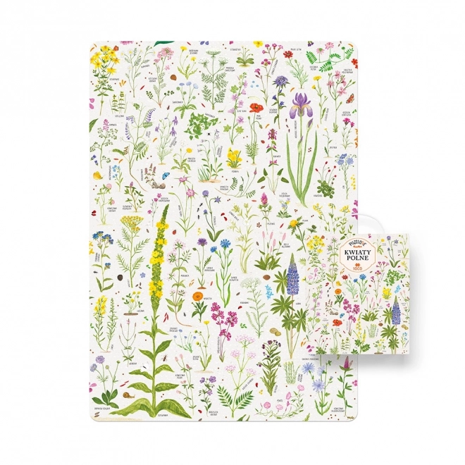 Puslespil 1000 dele Puzzlove Markblomster