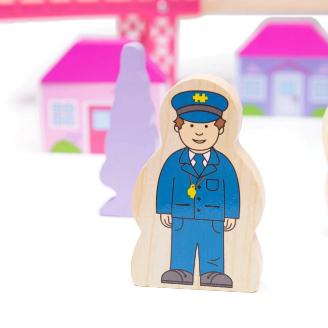 Bigjigs Rail Træ Stor Prinsessespor