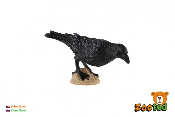 Sort krage zooted plast 11cm i pose
