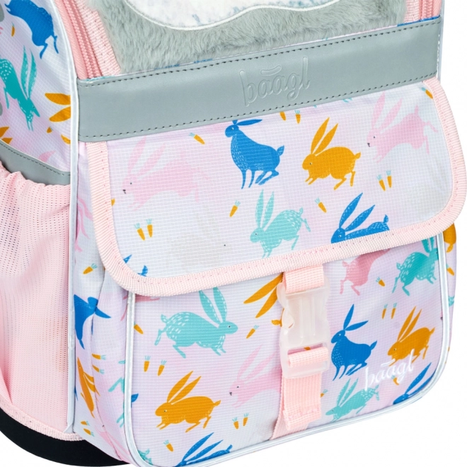 BAAGL Skolemappe Zippy Bunny