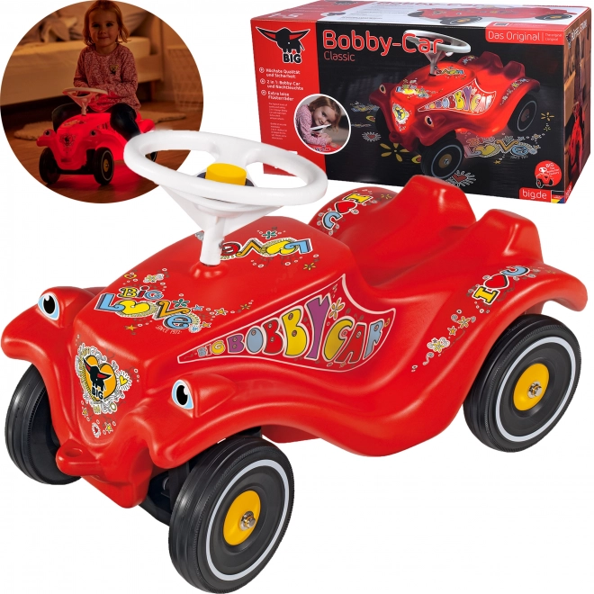 BIG Bobby Car klassisk løbecykel med horn og lysende effekter