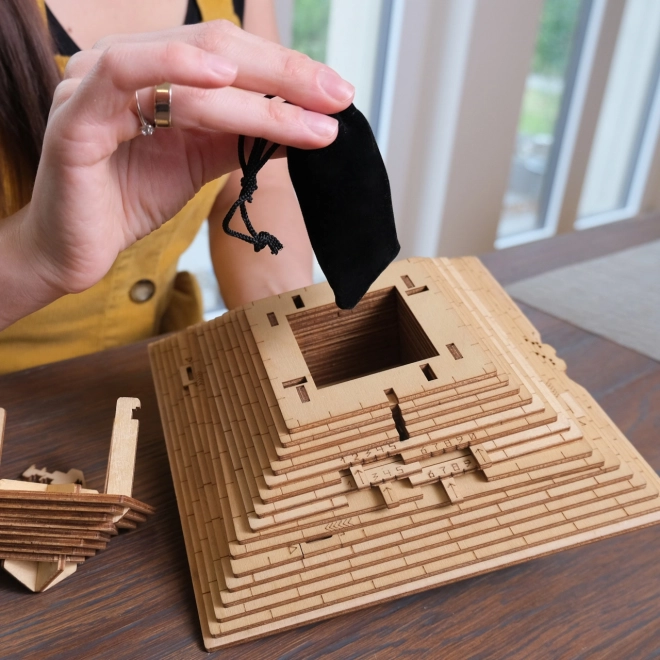 EscapeWelt 3D træ mekanisk gådespil Pyramide
