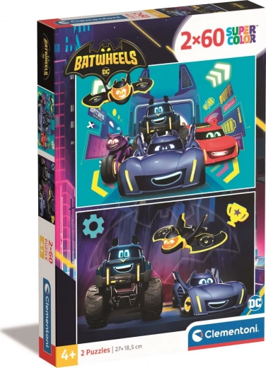 Puslespil Batwheels 2x60 brikker