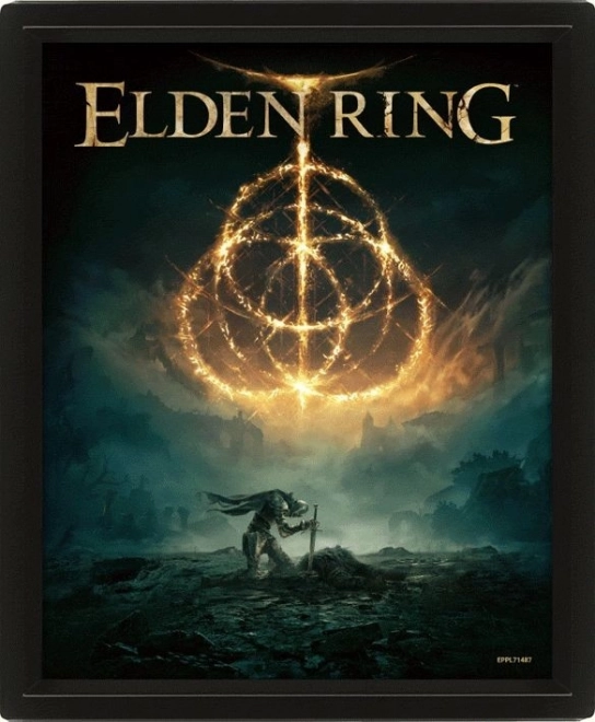 3D lentikulær plakat Elden Ring: De Faldnes Slagmark