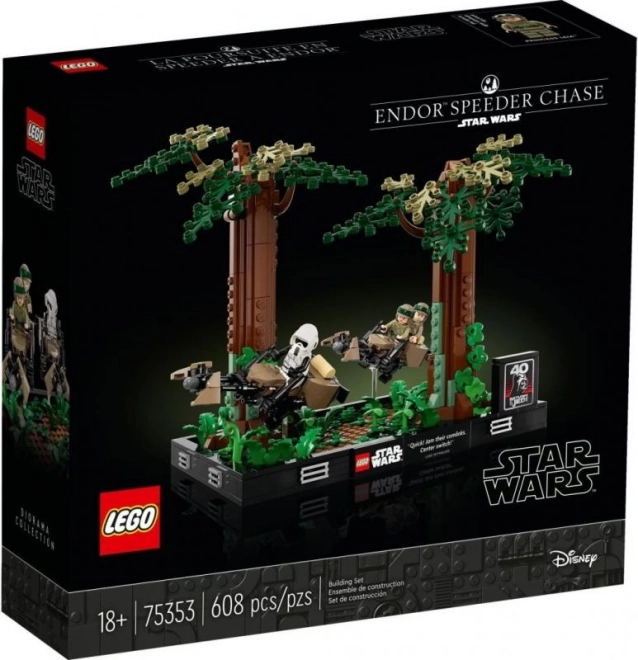LEGO4; Star Wars422; 75353 Speeder-jagt på planeten Endor422; 013; diorama
