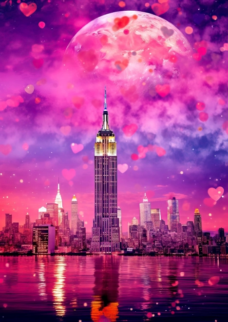 Puslespil Forelsket New York 1000 brikker