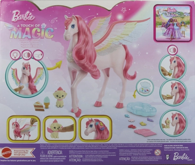 Figur Barbie magisk Pegasus med lys og lyde
