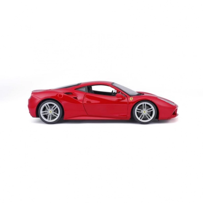 Metalbil Ferrari 488 GTB rød