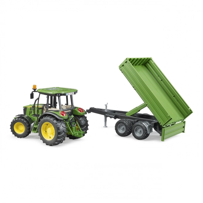 Bruder Traktor John Deere med trailer
