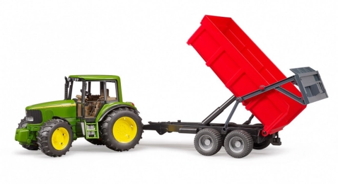 Bruder Traktor John Deere og tipvogn
