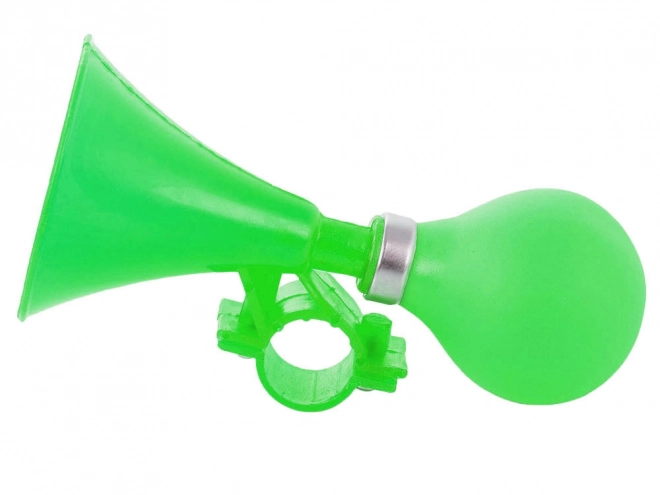 Horn til cykel med grøn gummibold