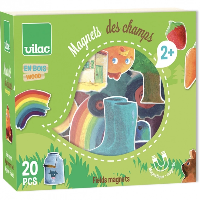 Vilac træmagnetter Land